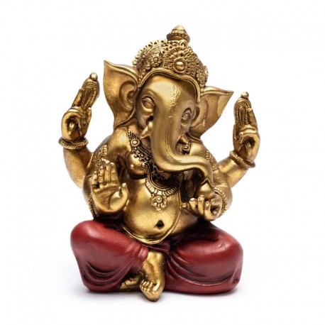 Ganesh statuetta colore oro