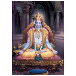 Poster Bhagavan Krishna come Yogeshvara